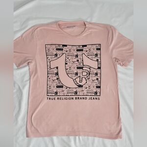 True Religion Pink Graphic T-Shirt